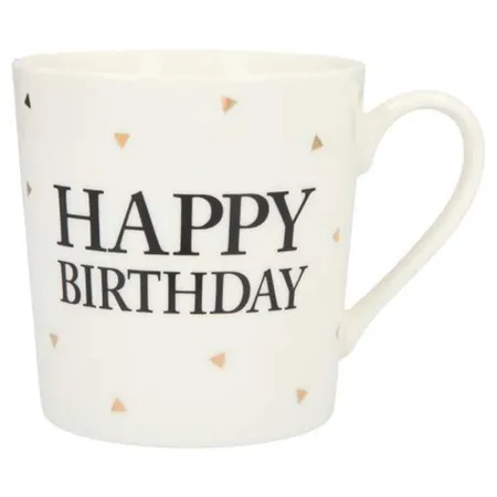 Depesche Porzellan Becher mit Sprüchen - Happy Birthday