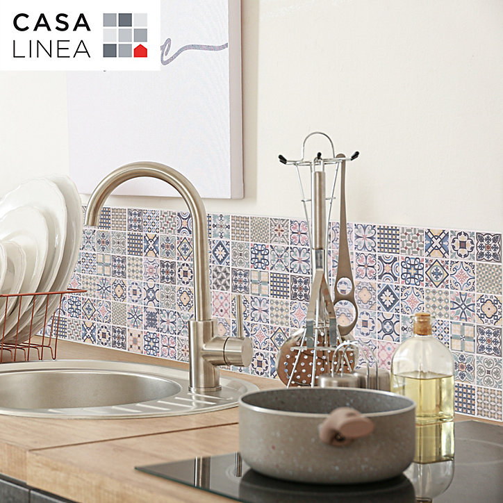 Mosaïque Andalousie 31 x 31 cm multicouleur