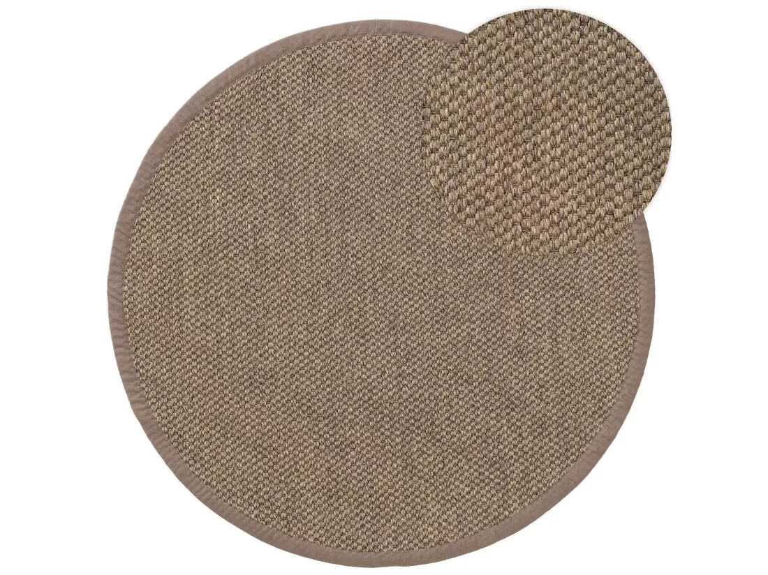 Tapis sisal Greta Gris ø 200 cm rond