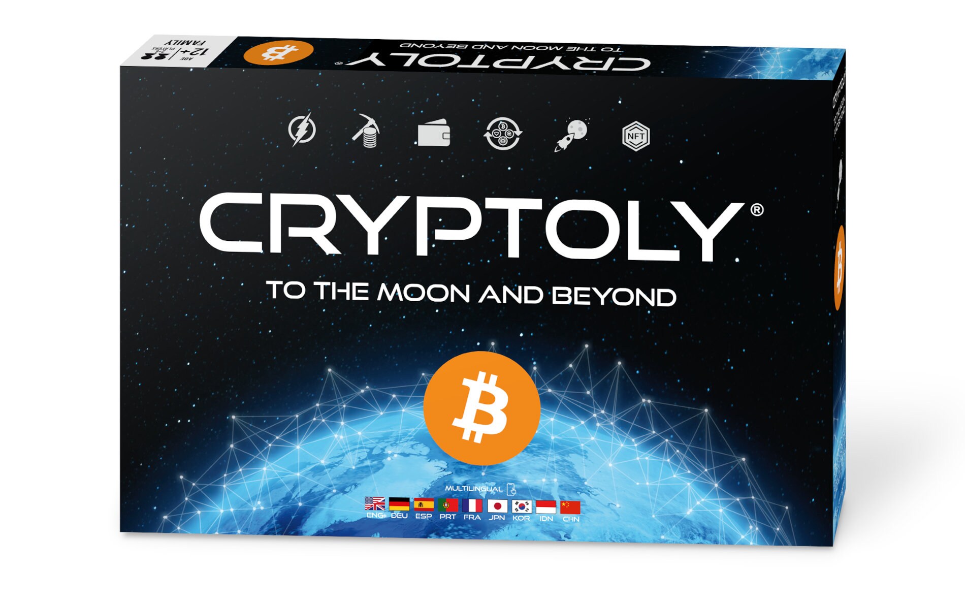 CRYPTOLY - Das Strategiespiel für die ganze Familie! Englische Version für 2-6 Spieler ab 8 Jahren