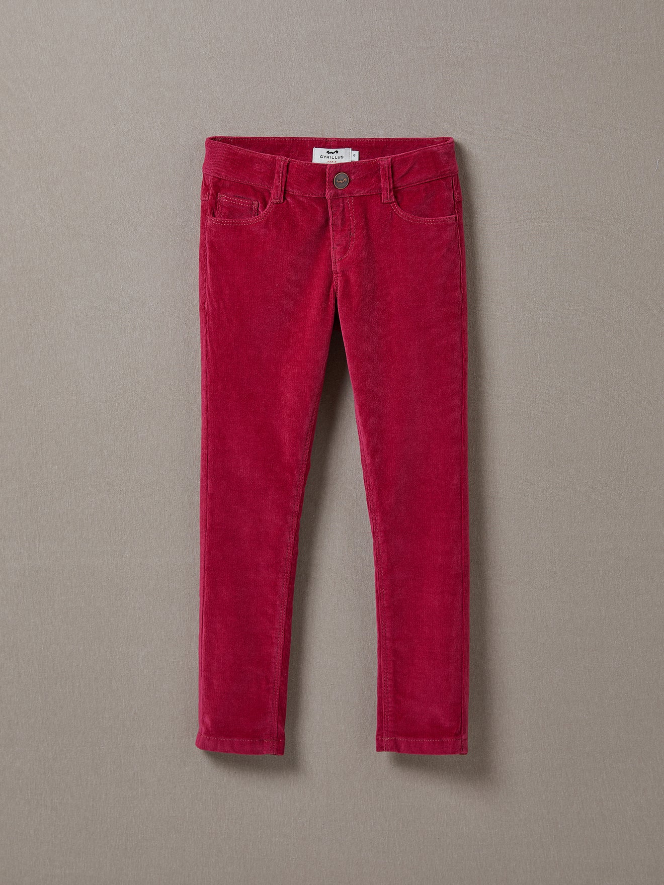 Slim en velours Fille