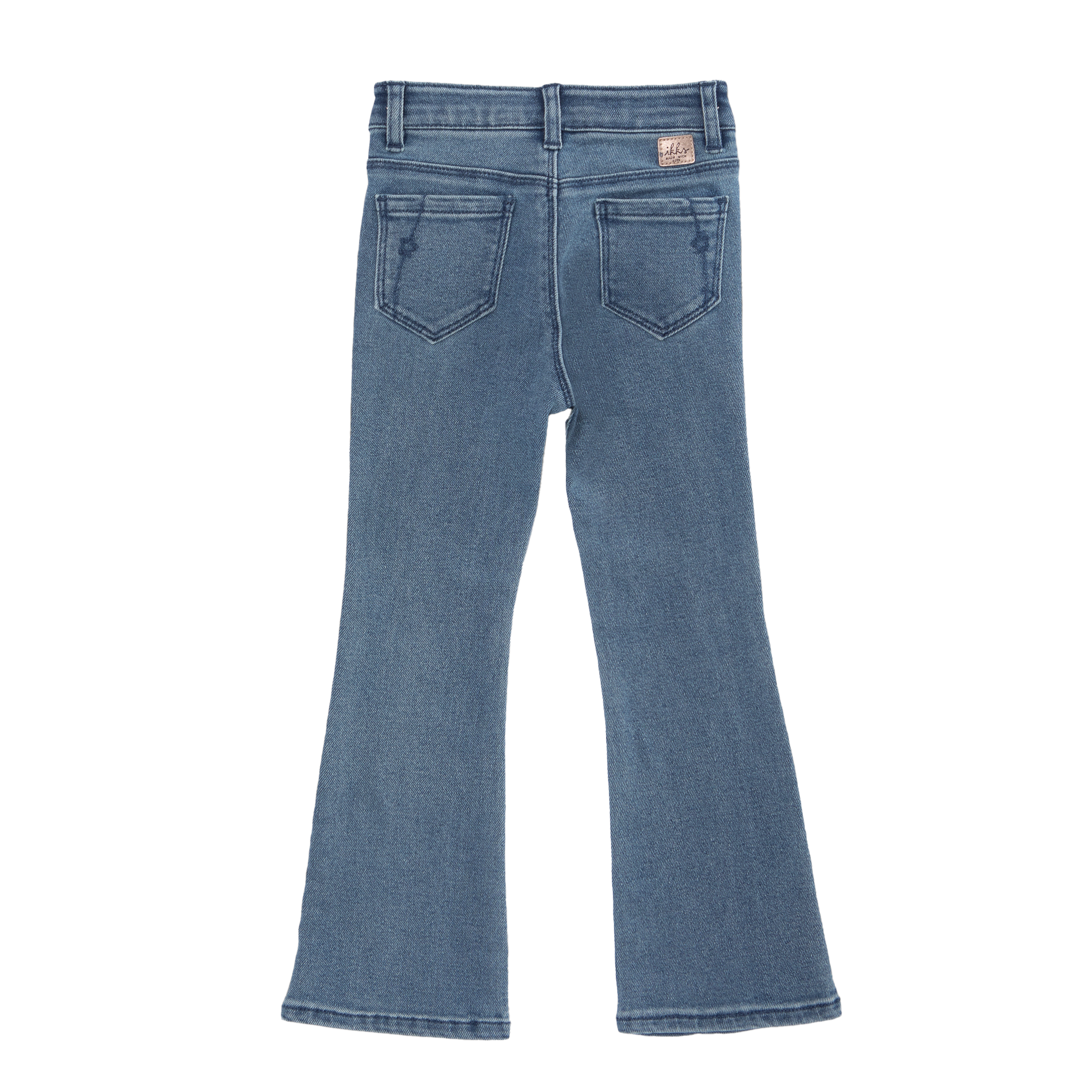 Jean flare en coton mélangé | Bleu