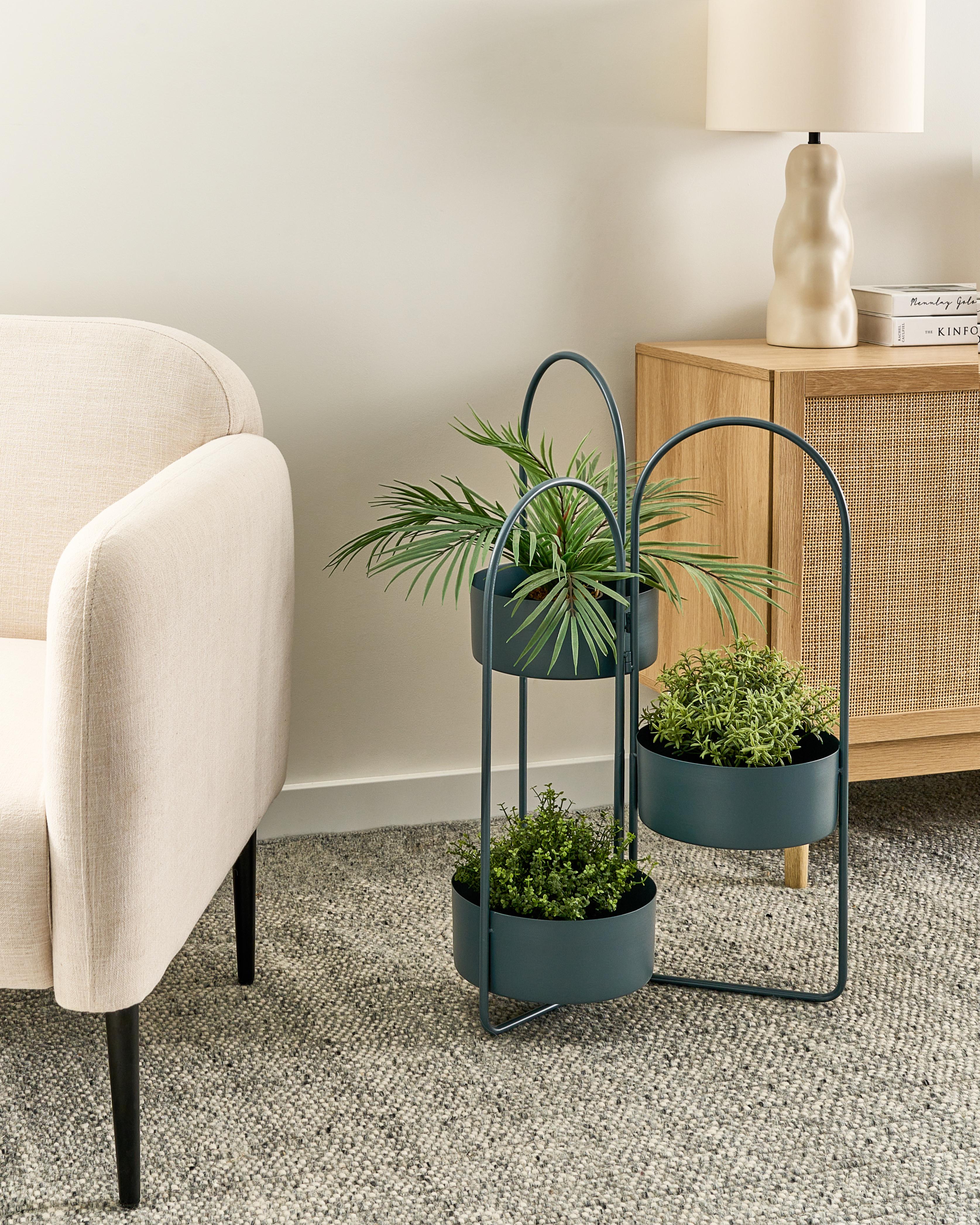 Plantenstandaard COLUTENA Metaal 56 cm Donkerblauw