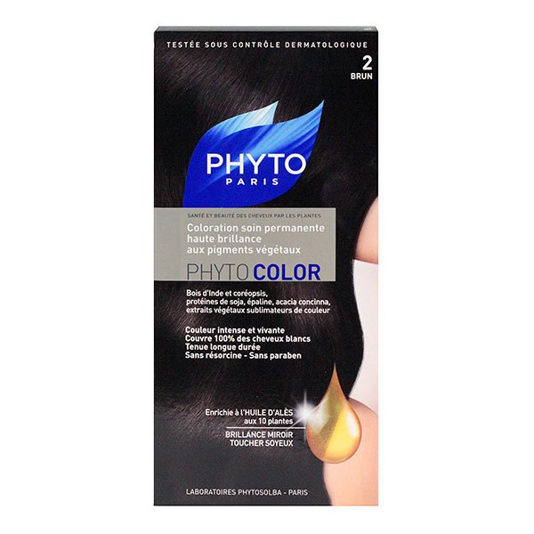 Phytocolor coloration soin permanente 2 brun