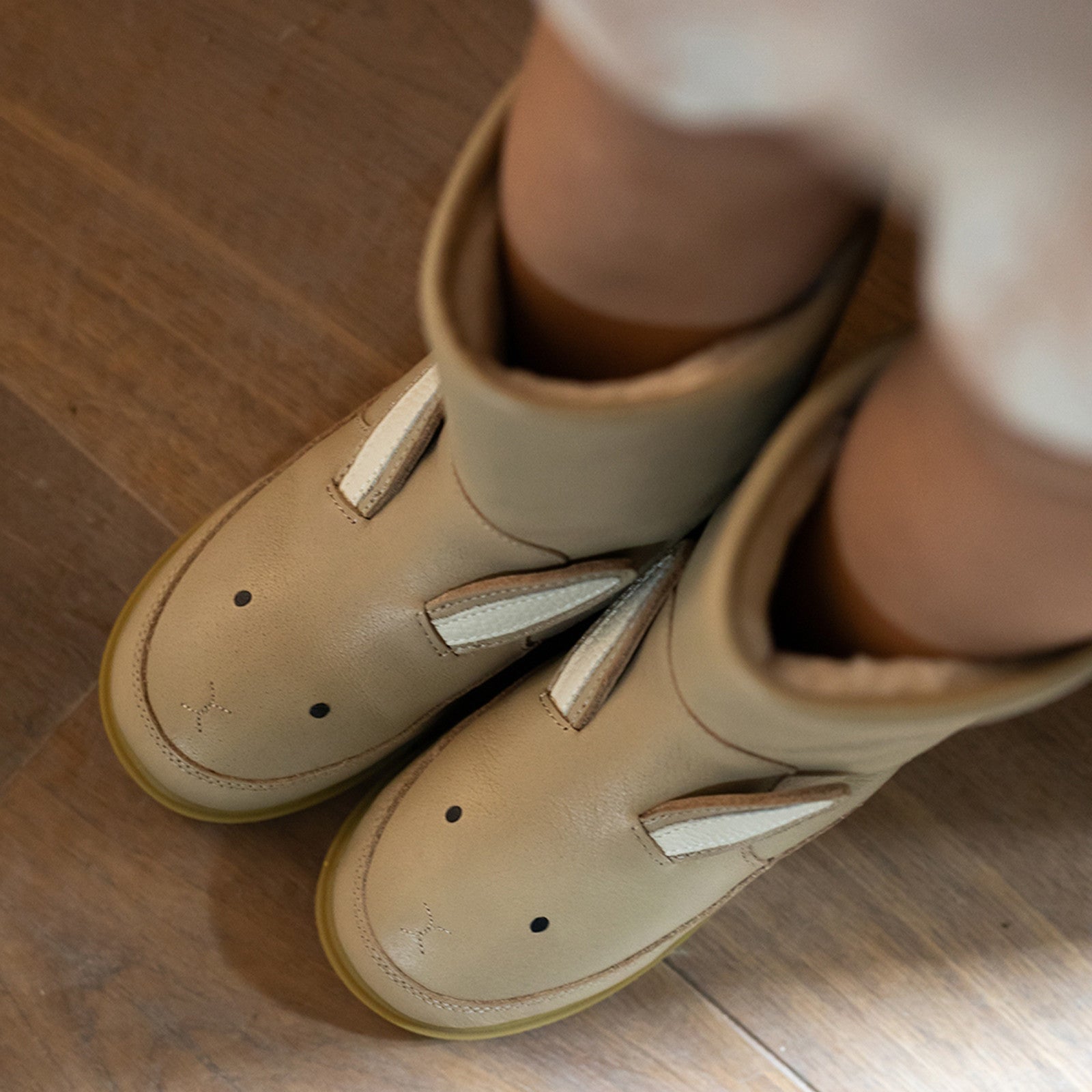 Stiefel Wadudu  Bunny Taupe Leather