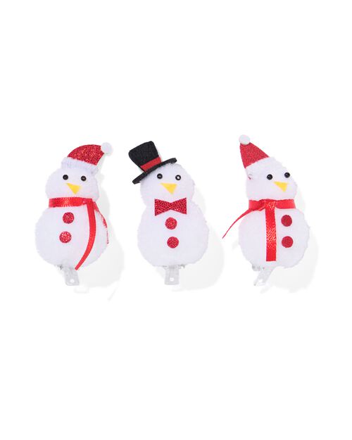 bonhommes de neige sur clip