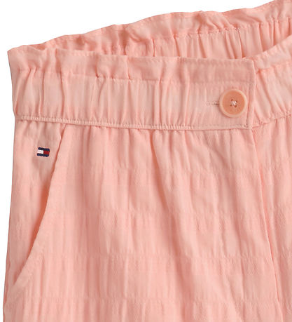 Tommy Hilfiger Shorts - Strukturiert - Coral Ice