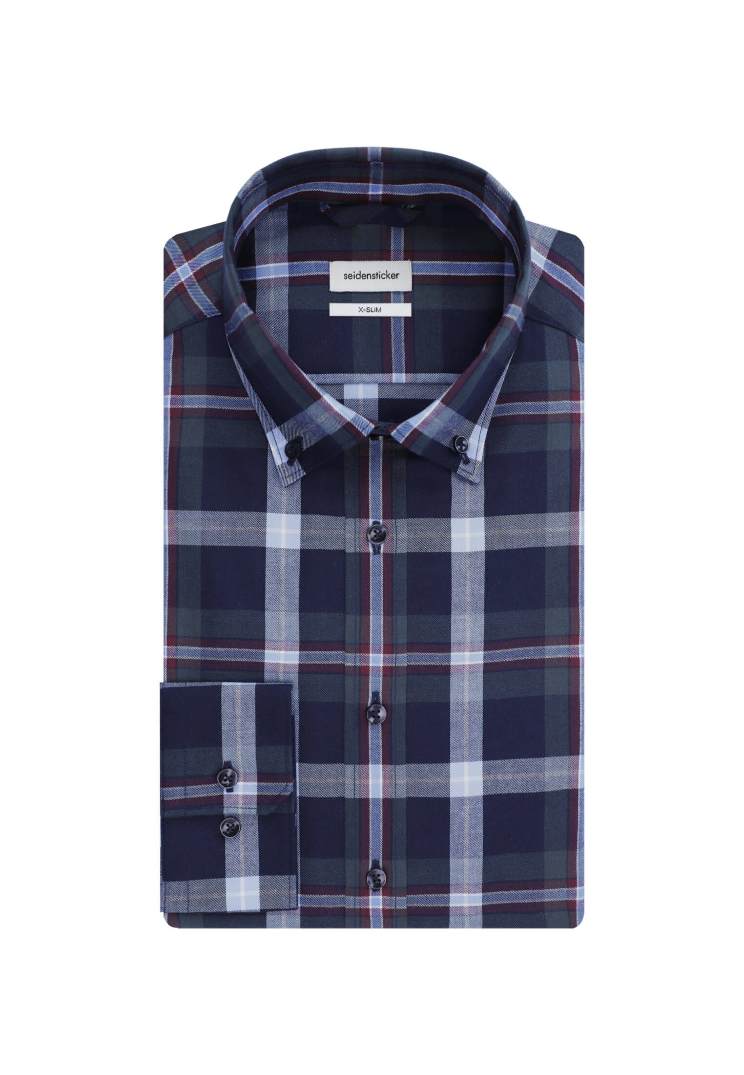 Seidensticker| Herren Flanellhemd X-Slim