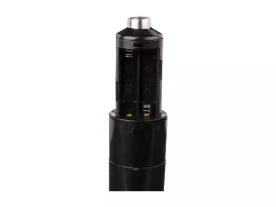 Moulin à poivre électrique Led - D 5 x H 23 cm - Argenté