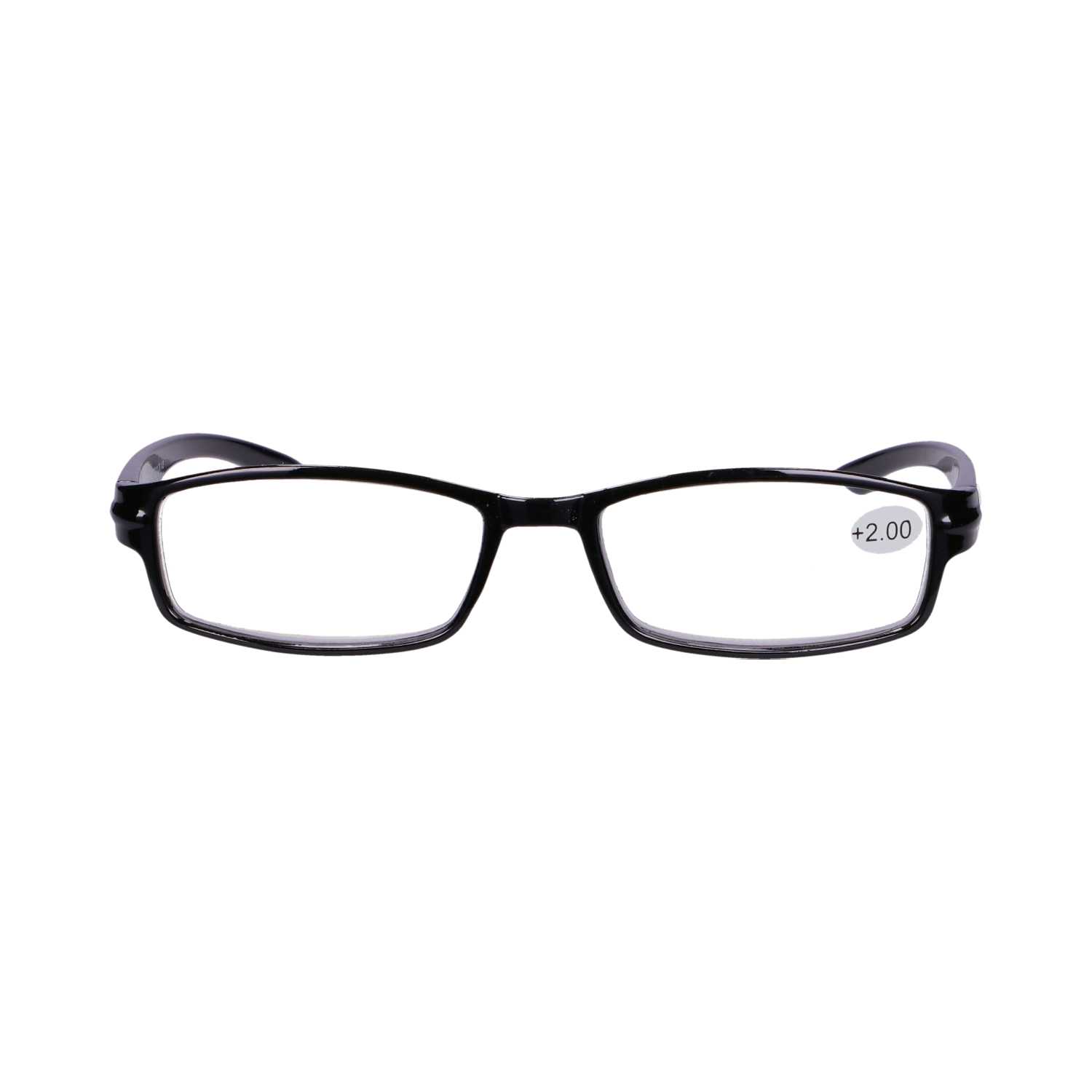 Star Optic Lesehilfe MD8 aus Kunststoff +2,0 Dioptrien schwarz glänzend