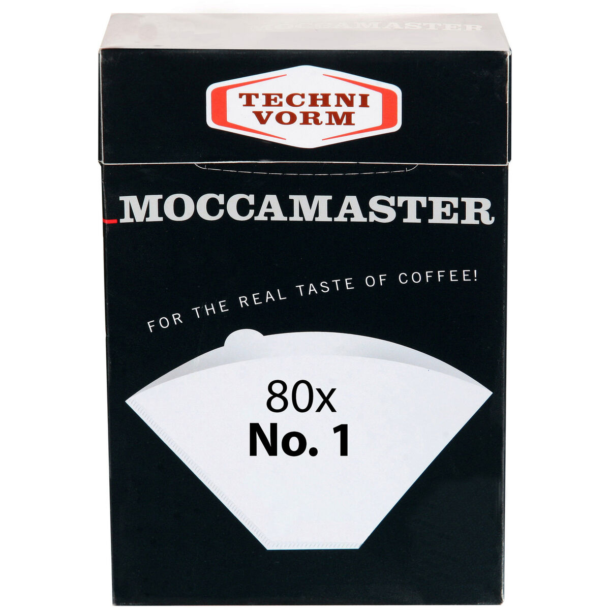 Kaffefilter størrelse 1x1 80 stk