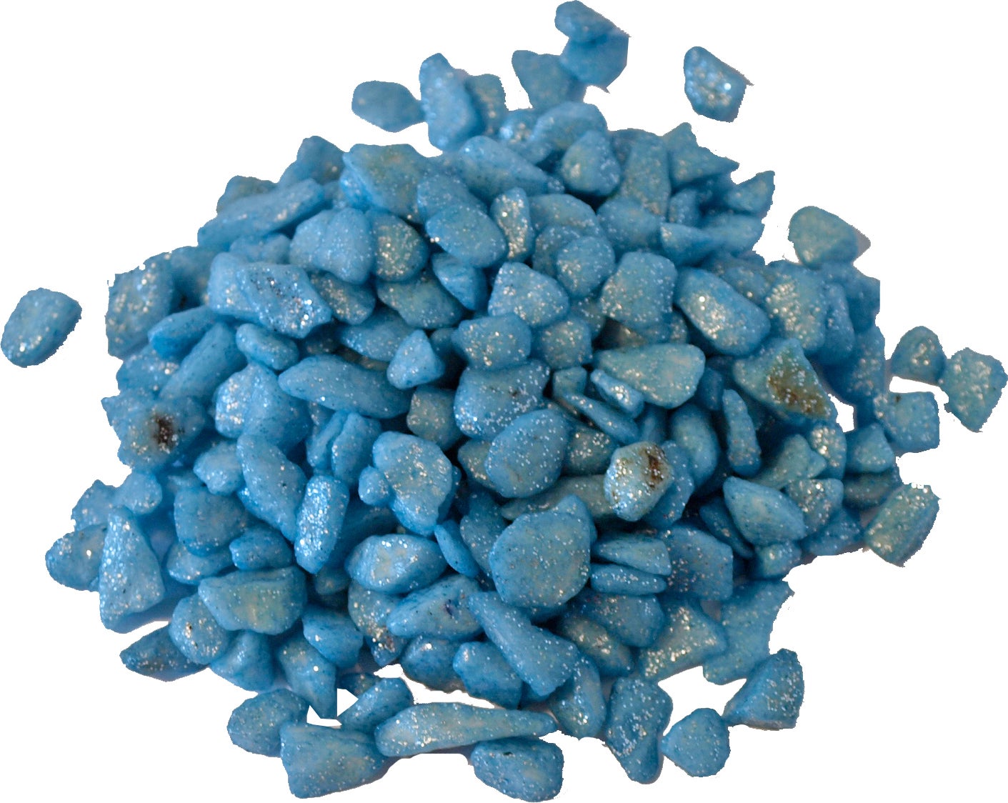 Boon aquariumgrind Glitter gravel blauw 1 kg