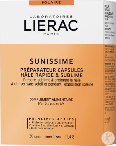 Lierac Sunissime Préparateur Capsules Hâle Rapide Et Sublime 30 Capsules