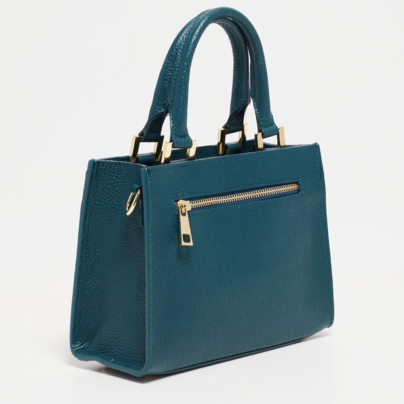 Christian Laurier Sac à main en Cuir Minieffie vert bouteille - 23x16x10 cm