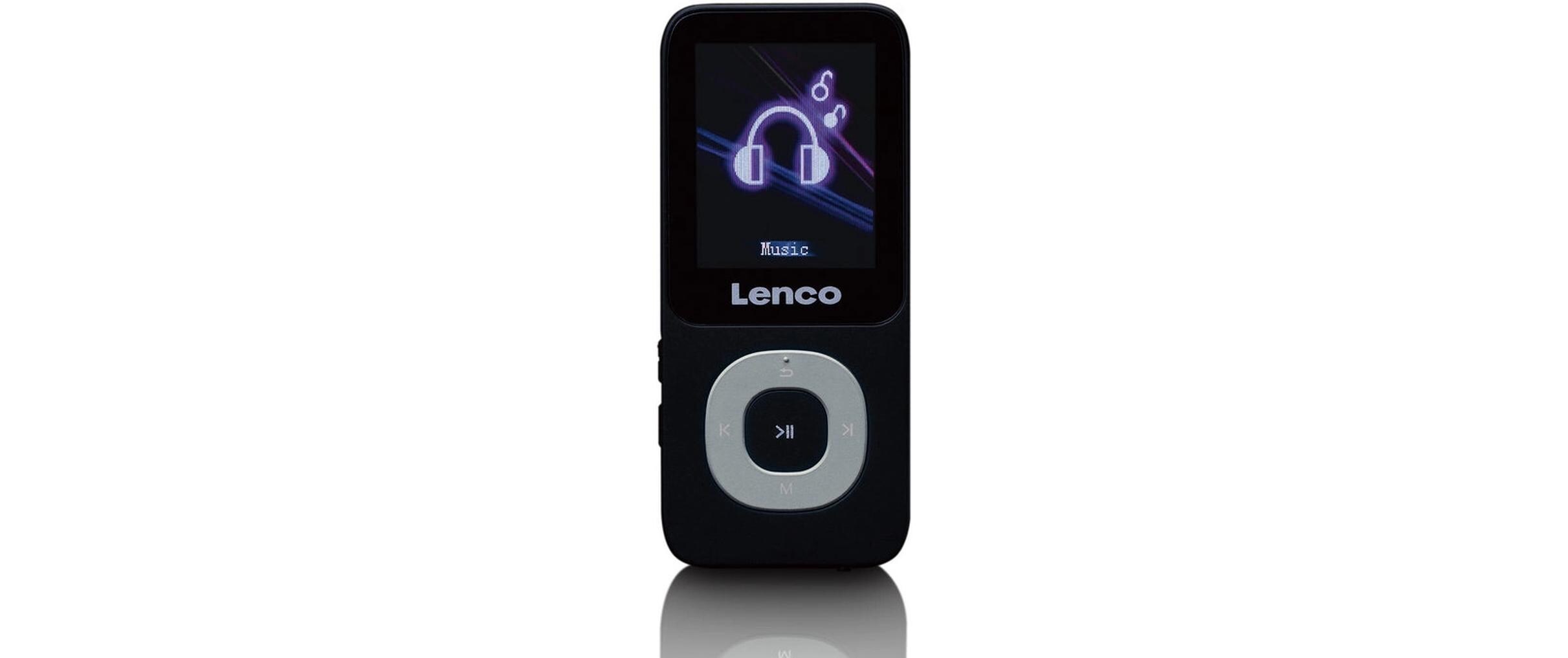 MP3 Player Xemio-659 Grau; SchwarzMP3-Player mit 4 GB Micro SD Speicherkarte