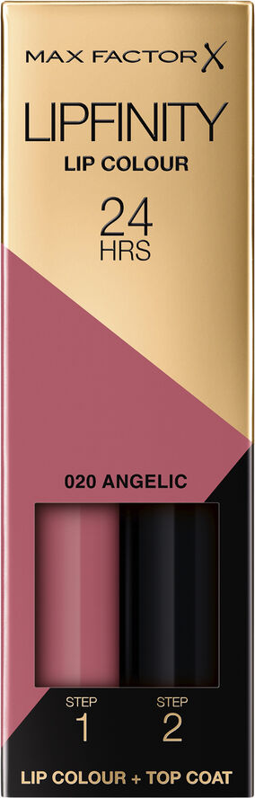 Max Factor Max Factor Lipfinity 2-step Long Lasting Lipstick, 020 Angelic, 2. 3 m
