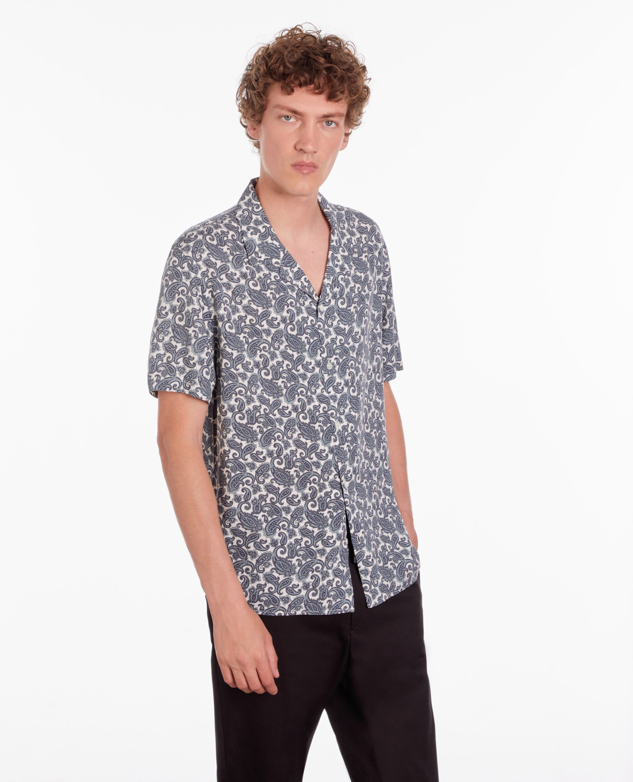 Chemise imprimée manches courtes