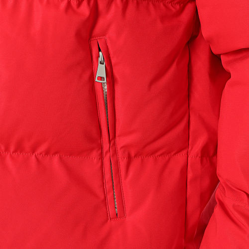 Doudoune Capuche Rouge