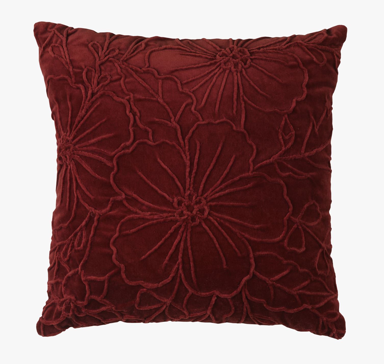 Pyntepute rød - 45x45 cm