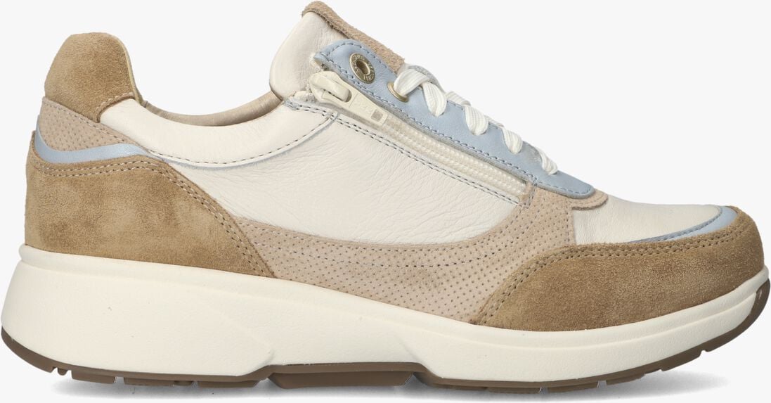 beige xsensible lage sneakers pristina