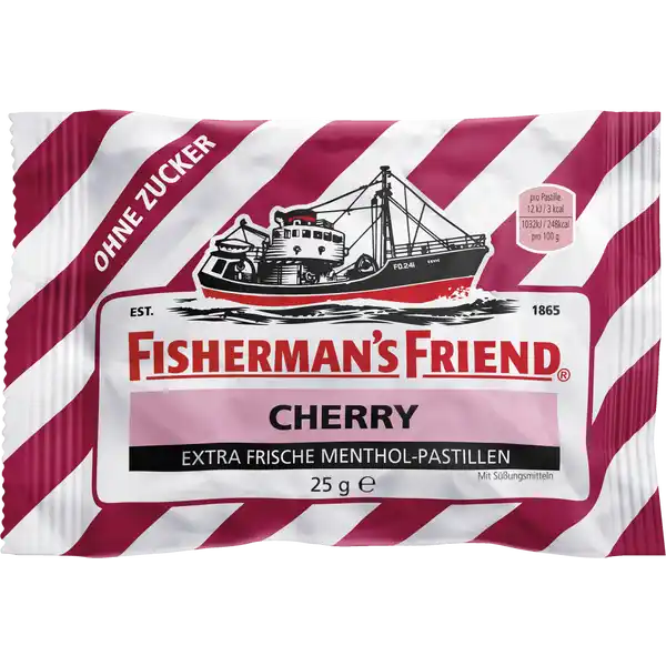 Cherry Extra Frische Menthol-Pastillen