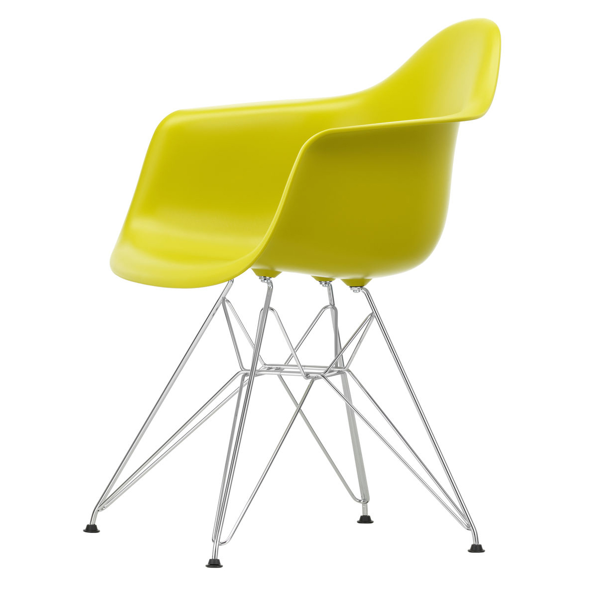 Eetkamerstoel DAR RE chroom Mustard