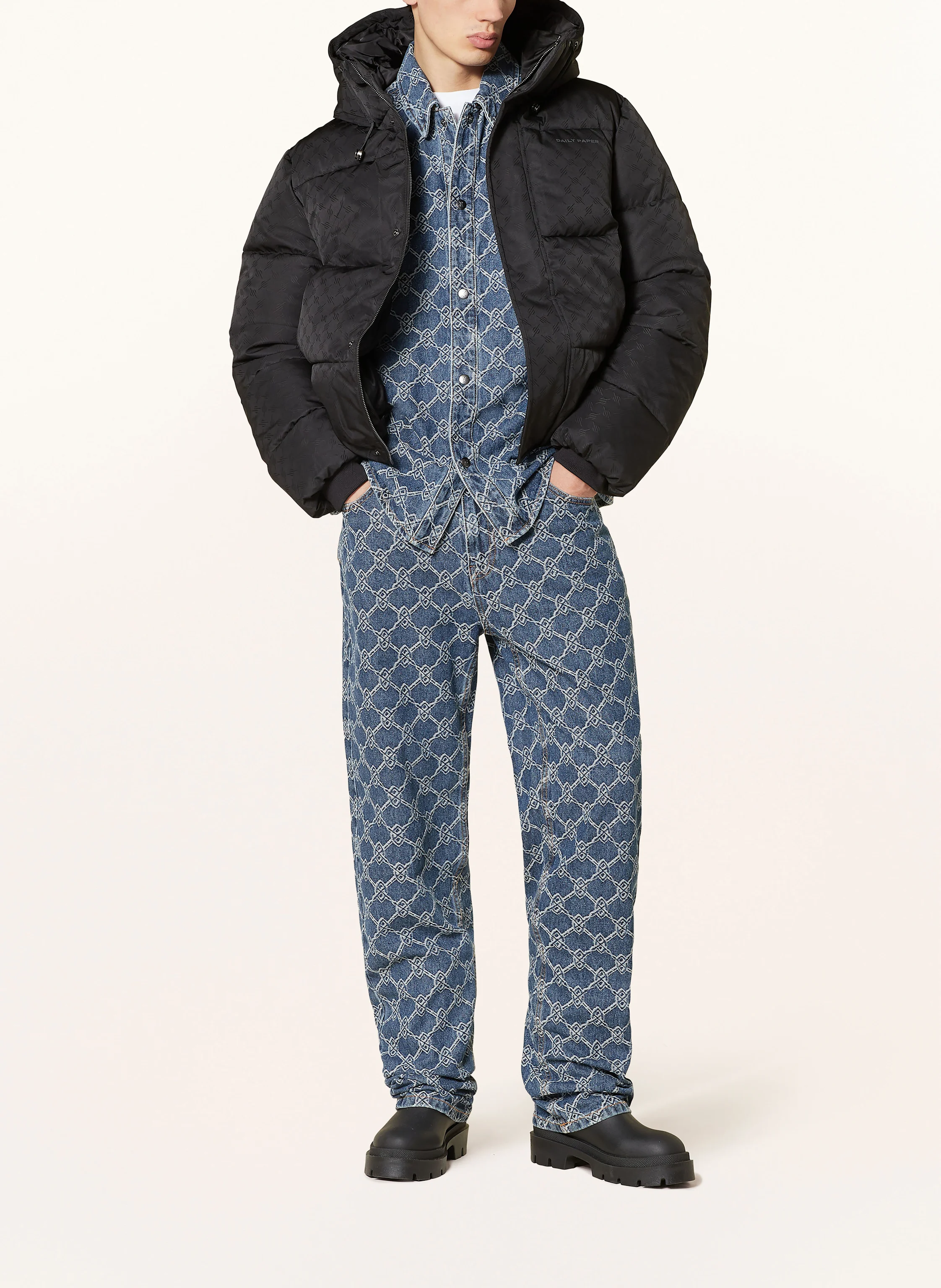 DAILY PAPER Steppjacke MONOGRAM