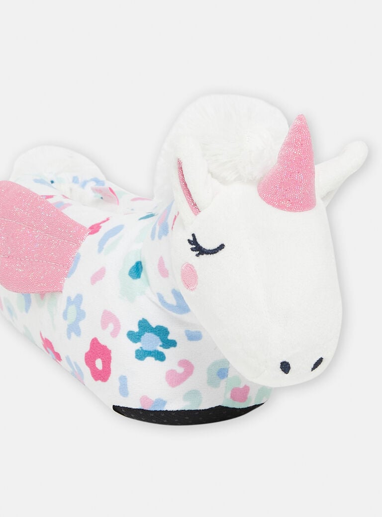 Pantoufle 3D Blanche