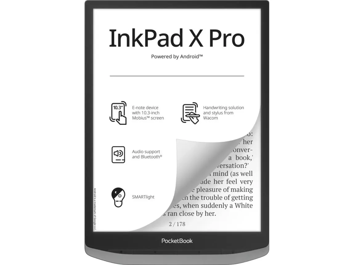 PocketBook InkPad Color 3 - eBook læser - Linux 4.9.56 - 32 GB - 7.8