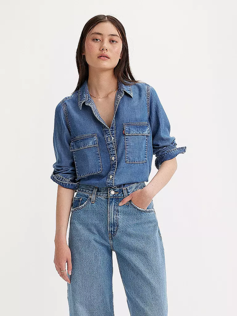 LEVI'S® Jeansbluse DOREEN blau
