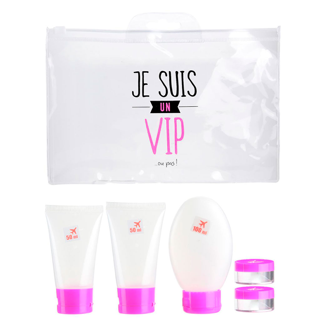 Kit de voyage 3 tubes et 2 pots