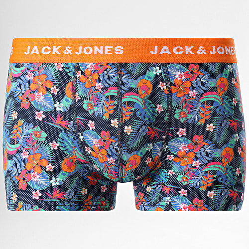Lot De 5 Boxers Orlando Noir Bleu Marine Orange Floral