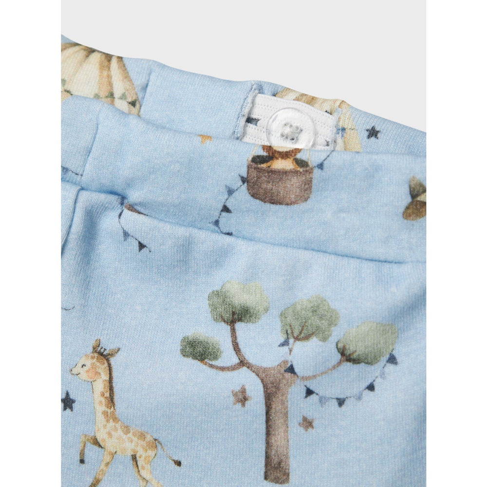 Køb Name It Chambray Blue Melange Julius Bukser