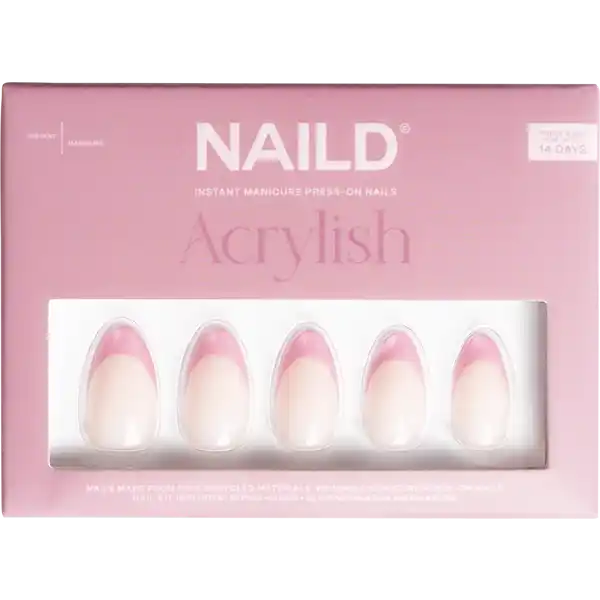 French Pink Acrylish Long Almond
