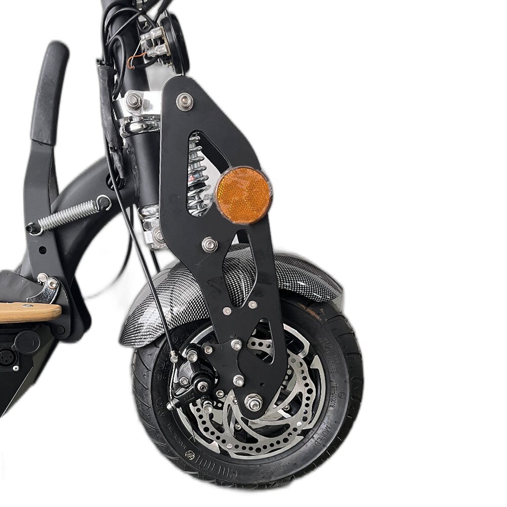FORÇA Captain Pro Elektro-Scooter bis 50 km/h Topspeed in Schwarz - 12AH Blei-Gel Akku