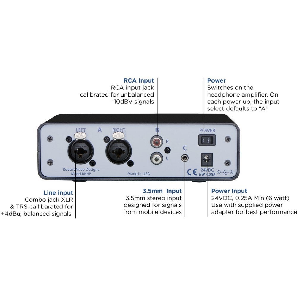 Rupert Neve RNHP hoofdtelefoonversterker