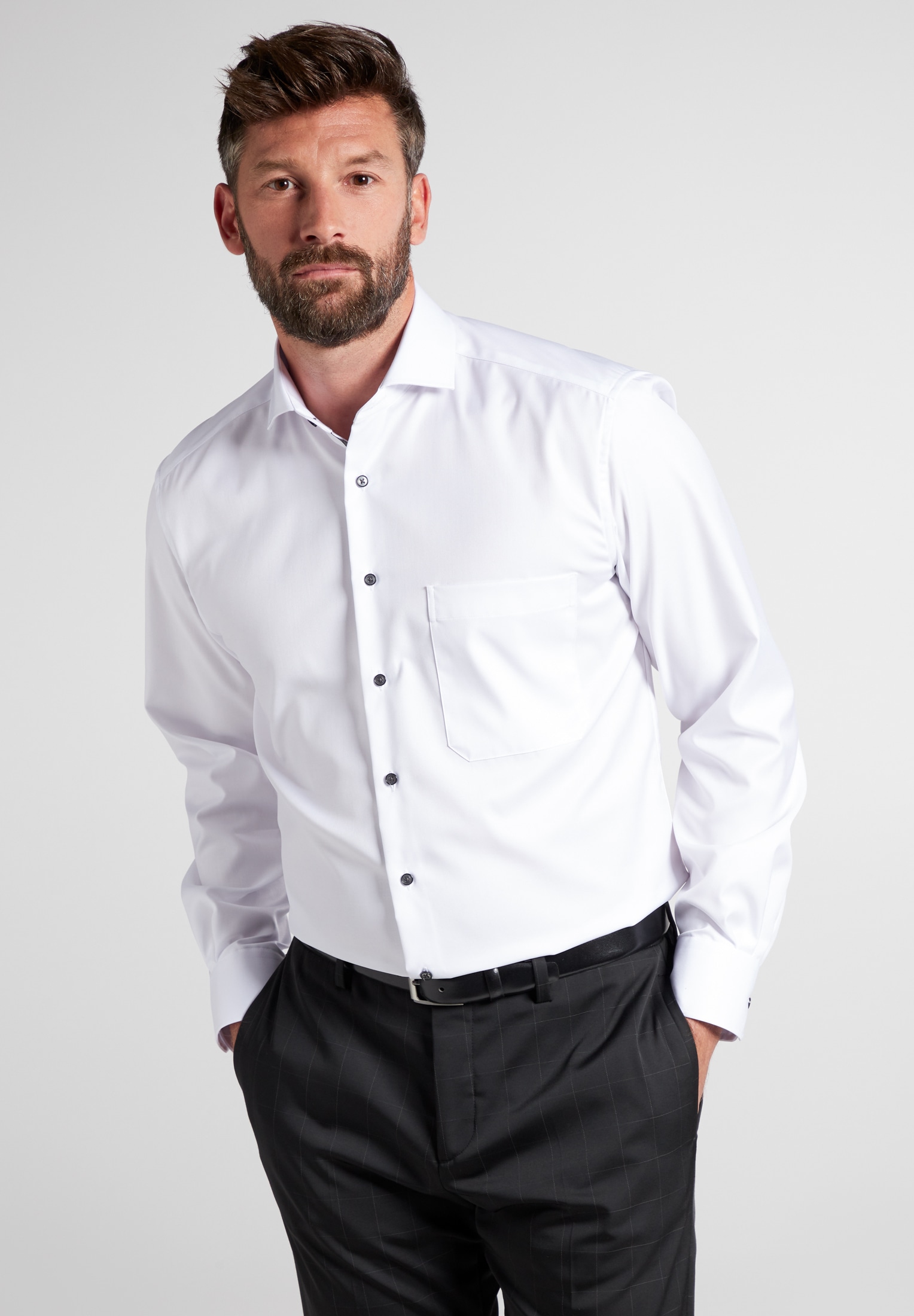 Eterna Langarmhemd »COMFORT FIT«, NON IRON (bügelfrei)