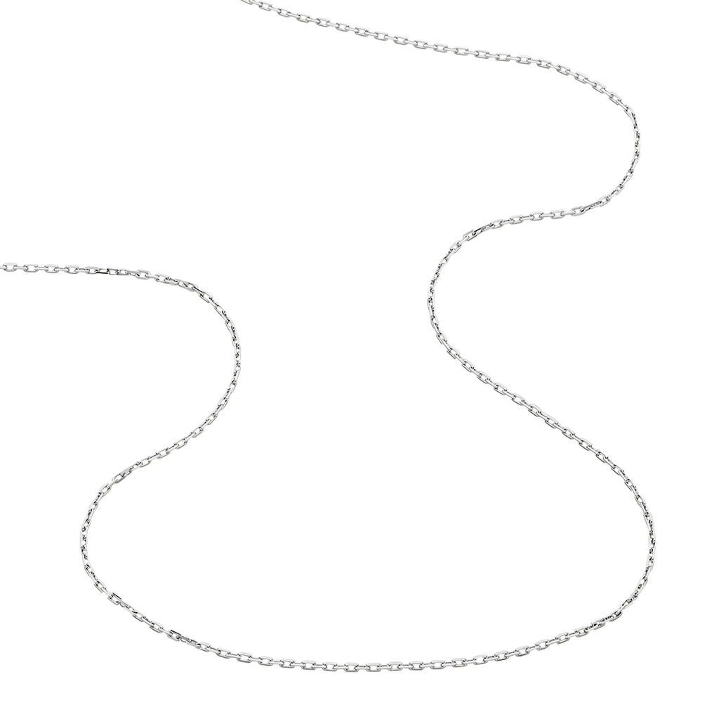 Chaîne Igoa Maille Forçat Diamantee Or Blanc