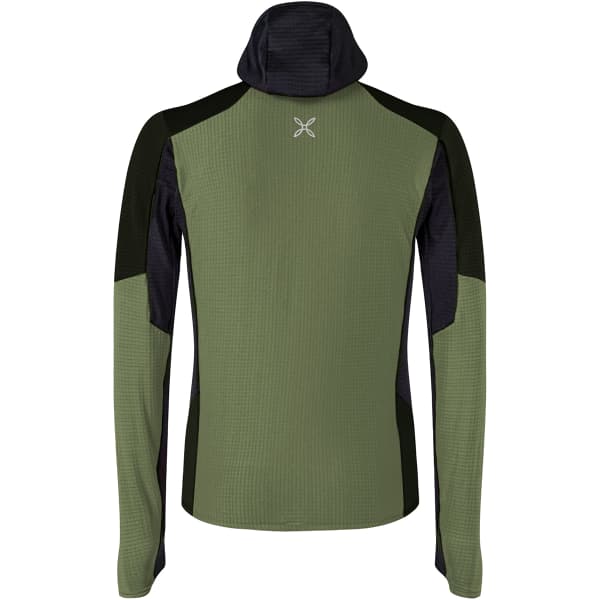 Veste polaire randonnée MONTURA STRETCH COLOR 2 MAGLIA GREEN SALVIA