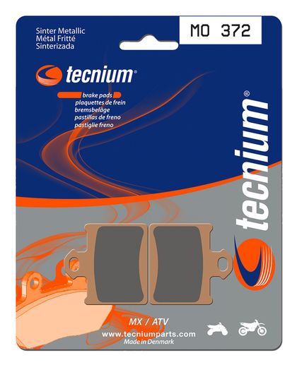 Plaquettes de freins Tecnium MX/Quad métal fritté - MO372
