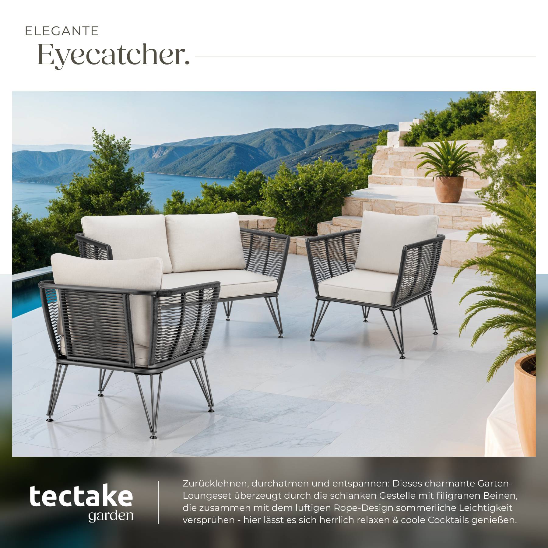 Garten-Loungeset Sundo
