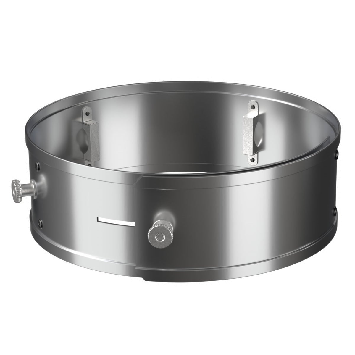 BBQ#BOSS Power Ring voor BBQ Rocket Stove, van roestvrij staal, Ø 25-35 x 9 cm, verstelbaar, vuurring voor rocket stove, tot +25% rendement en -20% rookontwikkeling, windbestendige functie, roestvrijstalen ring