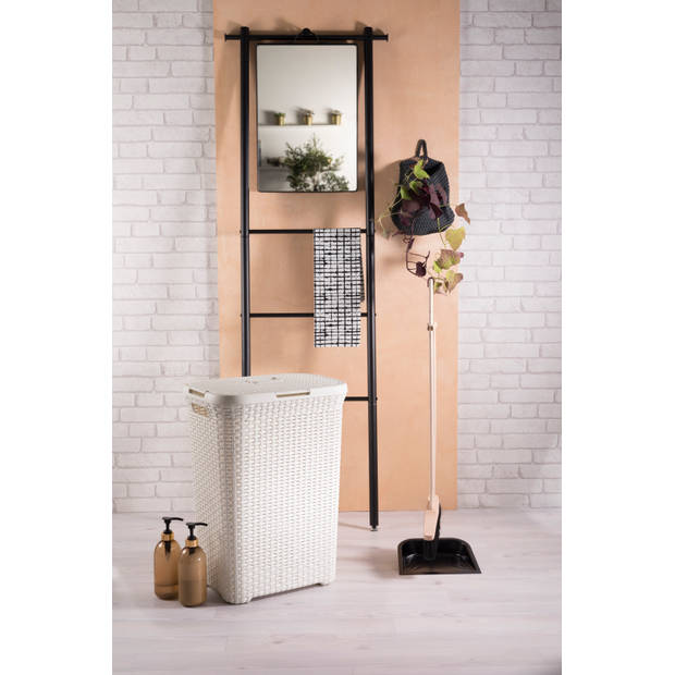 Curver Style Wasmand met Deksel - 60L - Vintage wit