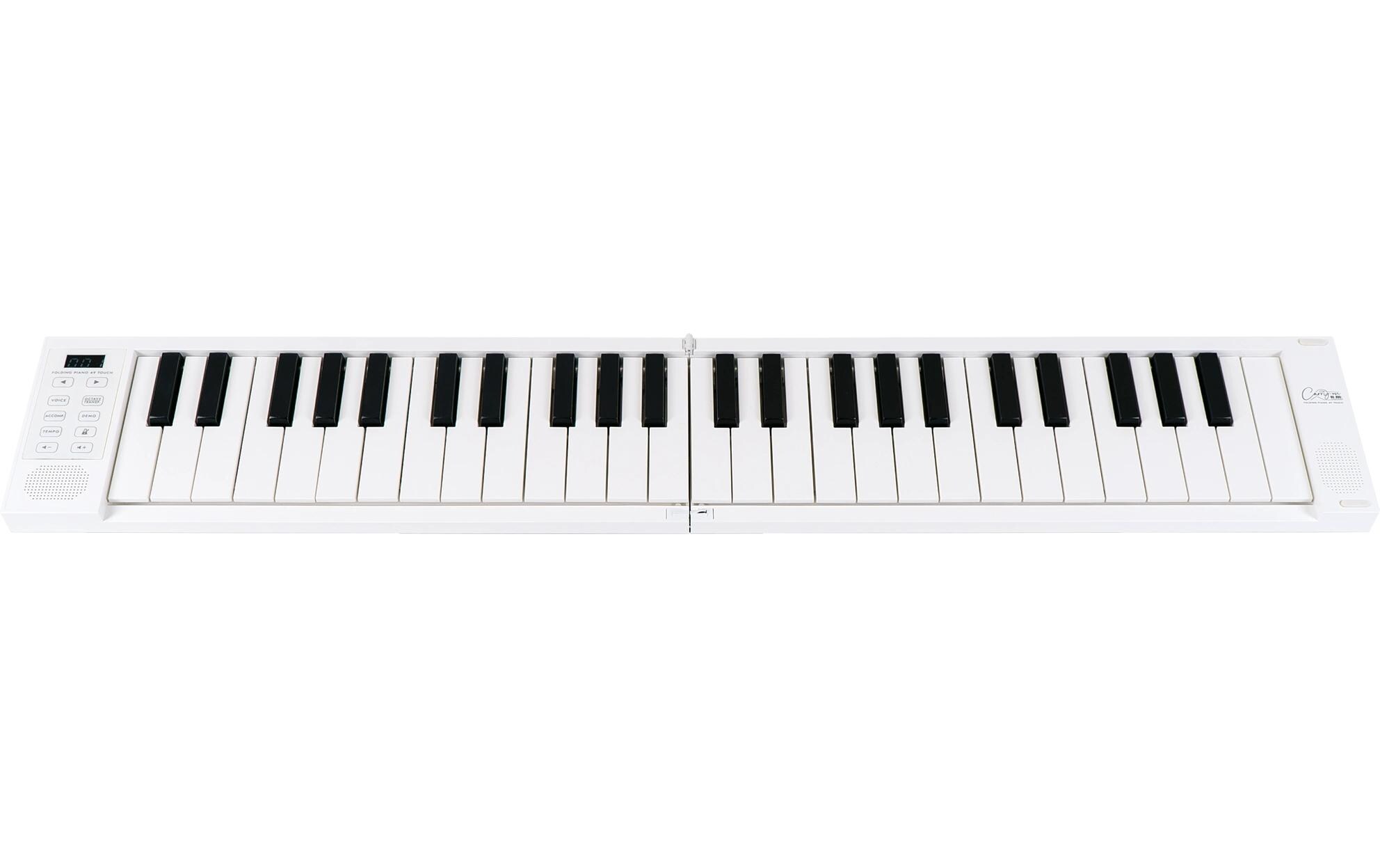 Keyboard Foldable Keyboard 49 Touch Weiss<br>Faltbares Keyboard mit 49 Tasten und Anschlagdynamik