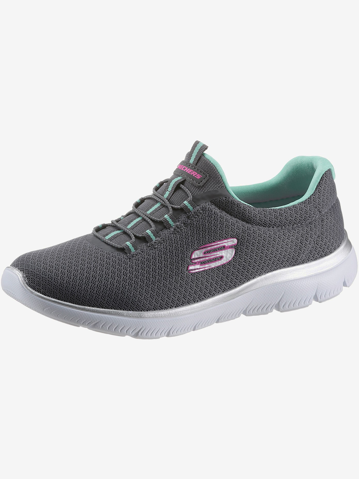 Sneakers slip on élastique pour enfilage aisé