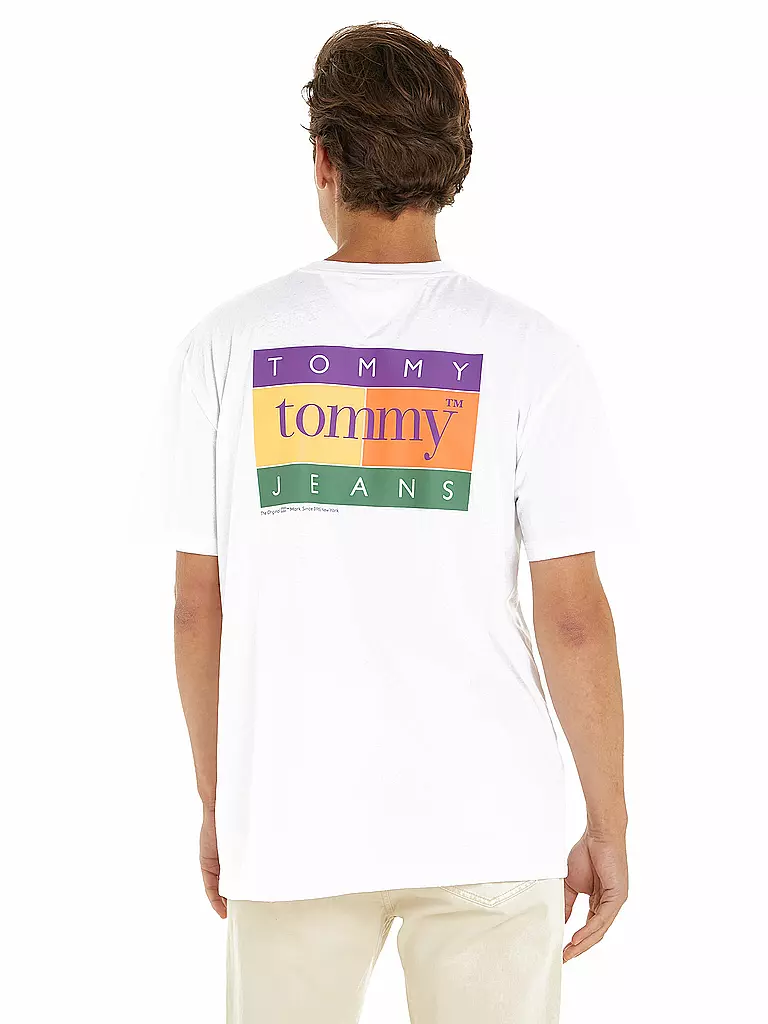 TOMMY JEANS T-Shirt weiss