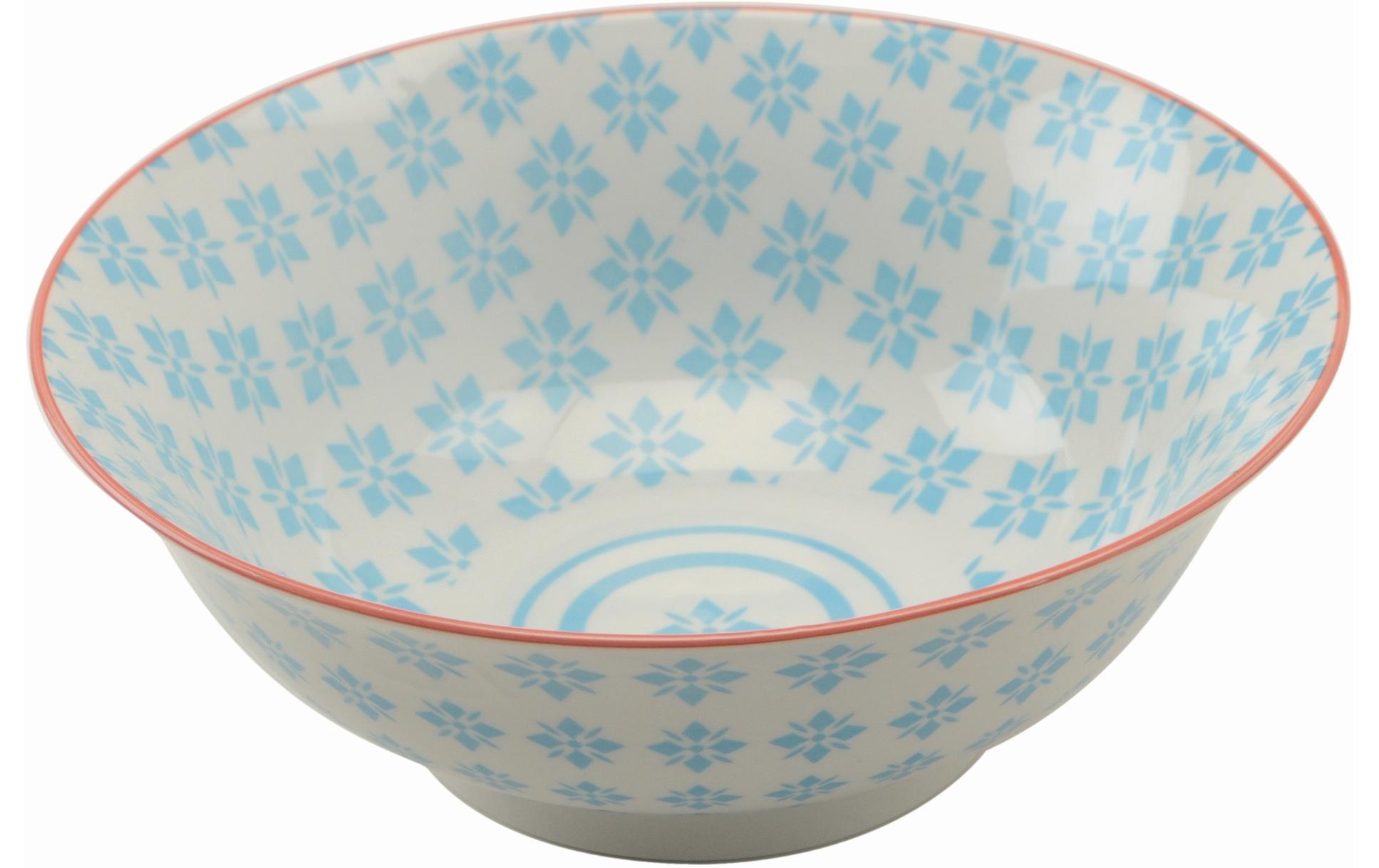 Schale 21 cm, 1 Stück, BlauSchale aus Hartporzellan