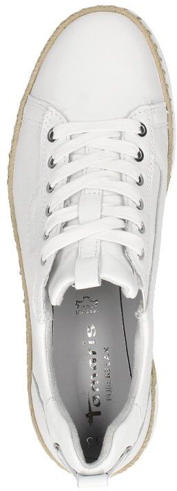 Tamaris Veterschoenen Laag wit