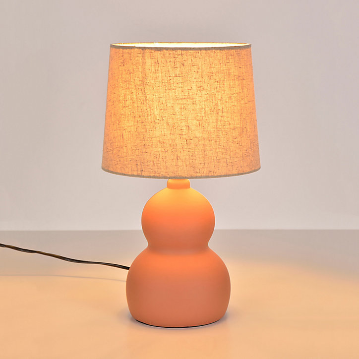 Lampe à poser Dryade IP20 E27 40W H.18 x Ø78 cm terracotta Corep