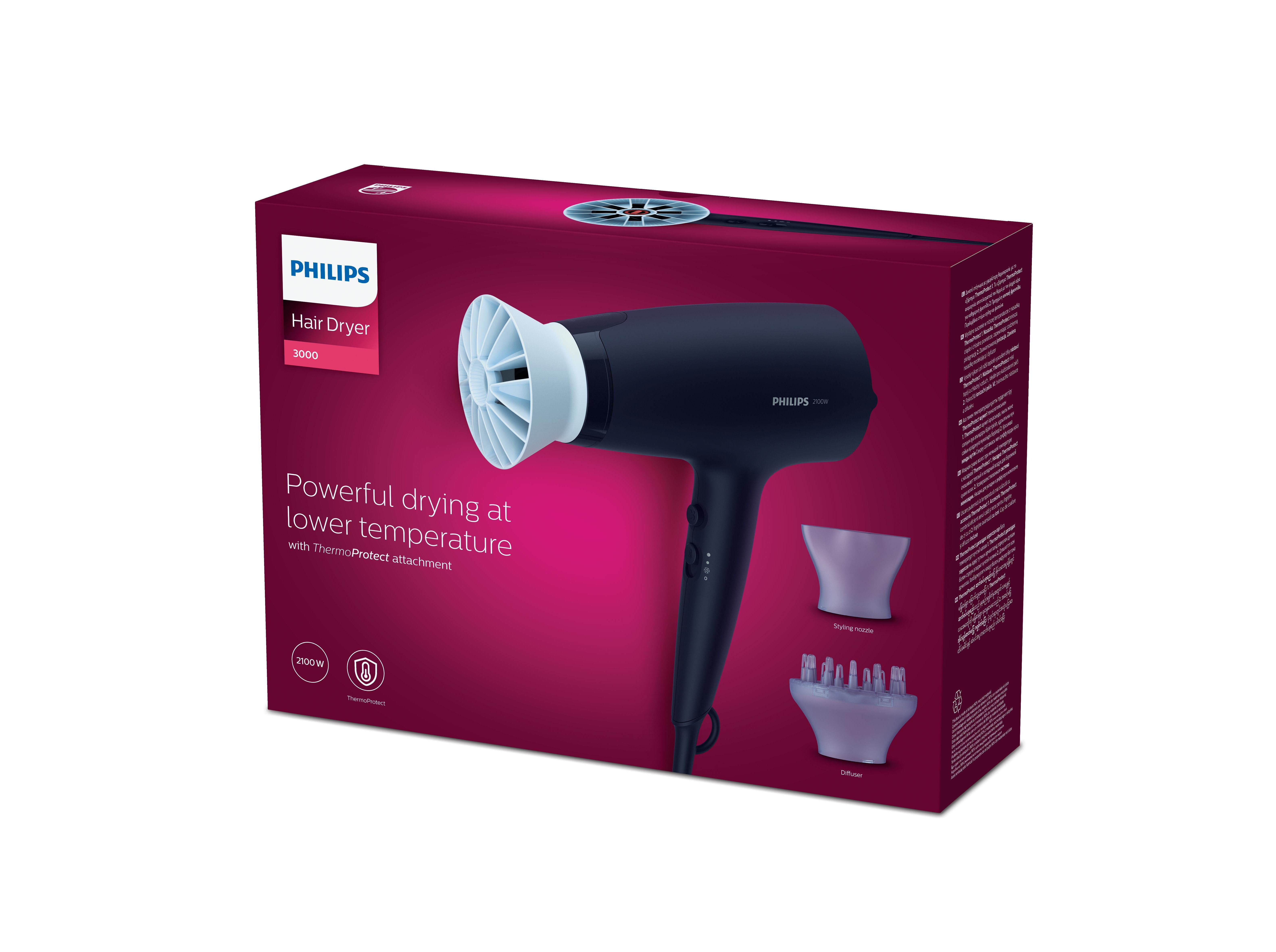 SECADOR DE CABELO PHILIPS BHD360/20 2200W
